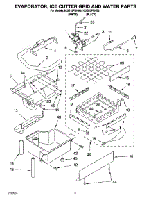 02 - Evaporator Ice Cutter Grid And Water Parts parts for Kitchenaid Ice Machine KUIS15PRHW6 from AppliancePartsPros.com