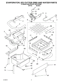 02 - Evaporator Ice Cutter Grid And Water Parts parts for Kitchenaid Ice Machine KUIS15PRHB5 from AppliancePartsPros.com