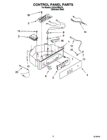 04 - Control Panel Parts parts for Kitchenaid Ice Machine KUIA18NNJS6 from AppliancePartsPros.com
