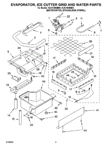 02 - Evaporator Ice Cutter Grid And Water Parts parts for Kitchenaid Ice Machine KUIV18NNMM1 from AppliancePartsPros.com