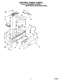 04 - Control Panel Parts parts for Kitchenaid Ice Machine KUIV18NNMM1 from AppliancePartsPros.com