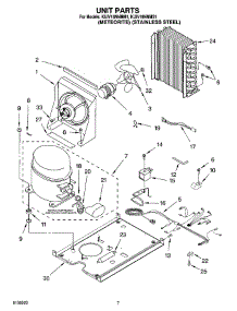05 - Unit Parts parts for Kitchenaid Ice Machine KUIV18NNMM1 from AppliancePartsPros.com