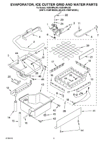 02 - Evaporator Ice Cutter Grid And Water Parts parts for Kitchenaid Ice Machine KUIS18PNJW3 from AppliancePartsPros.com