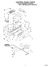04 - Control Panel Parts parts for Kitchenaid Ice Machine KUIS18PNJW3 from AppliancePartsPros.com