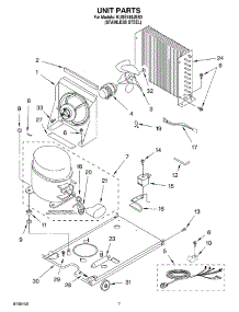 05 - Unit Parts parts for Kitchenaid Ice Machine KUSS185JSS3 from AppliancePartsPros.com