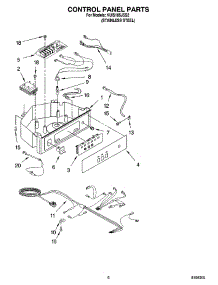 04 - Control Panel Parts parts for Kitchenaid Ice Machine KUIS185JSS2 from AppliancePartsPros.com