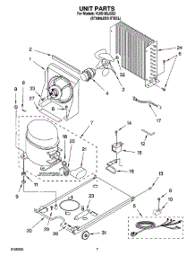 05 - Unit Parts parts for Kitchenaid Ice Machine KUIS185JSS2 from AppliancePartsPros.com