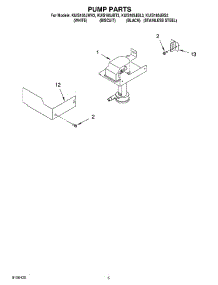 03 - Pump Parts parts for Kitchenaid Ice Machine KUIS185JWH3 from AppliancePartsPros.com