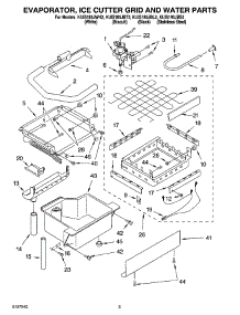 02 - Evaporator Ice Cutter Grid And Water Parts parts for Kitchenaid Ice Machine KUIS185JBS2 from AppliancePartsPros.com