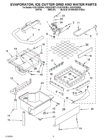 02 - Evaporator Ice Cutter Grid And Water Parts parts for Kitchenaid Ice Machine KUIS155HBT4 from AppliancePartsPros.com
