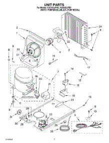 05 - Unit parts for Kitchenaid Ice Machine KUIS185JPW2 from AppliancePartsPros.com