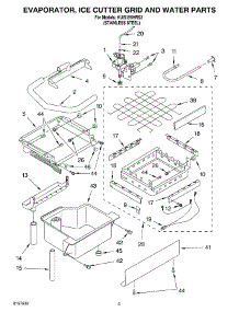 02 - Evaporator, Ice Cutter Grid And Water parts for Kitchenaid Ice Machine KUIS155HRS3 from AppliancePartsPros.com