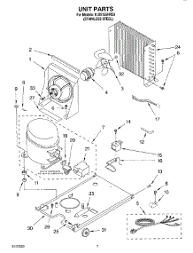 05 - Unit parts for Kitchenaid Ice Machine KUIS155HRS3 from AppliancePartsPros.com