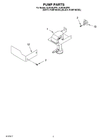 03 - Pump parts for Kitchenaid Ice Machine KUIS185JPB1 from AppliancePartsPros.com