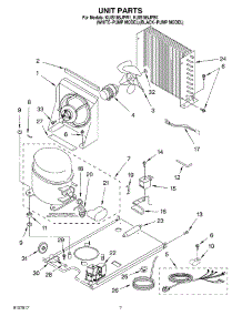 05 - Unit parts for Kitchenaid Ice Machine KUIS185JPW1 from AppliancePartsPros.com