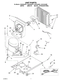 05 - Unit parts for Kitchenaid Ice Machine KUIS185JBL1 from AppliancePartsPros.com