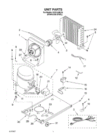 05 - Unit parts for Kitchenaid Ice Machine KUIS155HLS3 from AppliancePartsPros.com