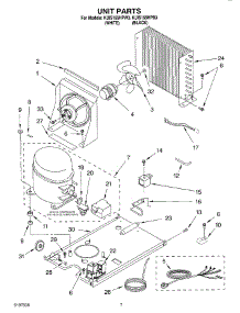 05 - Unit parts for Kitchenaid Ice Machine KUIS155HPW3 from AppliancePartsPros.com