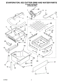 02 - Evaporator, Ice Cutter Grid And Water parts for Kitchenaid Ice Machine KUIS185JSS1 from AppliancePartsPros.com