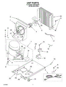 05 - Unit parts for Kitchenaid Ice Machine KUIS185JSS1 from AppliancePartsPros.com