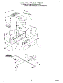04 - Control Panel parts for Kitchenaid Ice Machine KUIS185JPW0 from AppliancePartsPros.com