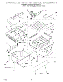 02 - Evaporator, Ice Cutter Grid And Water parts for Kitchenaid Ice Machine KUIS155HPW2 from AppliancePartsPros.com