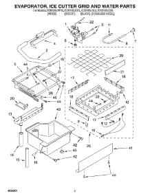 02 - Evaporator, Ice Cutter Grid And Water parts for Kitchenaid Ice Machine KUIS185JBS0 from AppliancePartsPros.com