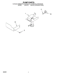 03 - Pump parts for Kitchenaid Ice Machine KUIS185JBS0 from AppliancePartsPros.com