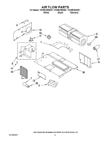 04 - Air Flow Parts parts for Whirlpool Microwave YKHMS1850SW1 from AppliancePartsPros.com