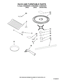 05 - Rack And Turntable Parts parts for Kitchenaid Microwave KHMS2056SSS1 from AppliancePartsPros.com