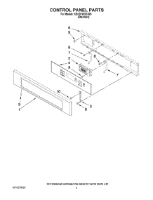 02 - Control Panel Parts parts for Kitchenaid Microwave KBHS109SSS05 from AppliancePartsPros.com