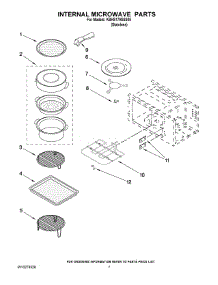 05 - Internal Microwave Parts parts for Kitchenaid Microwave KBHS179SSS05 from AppliancePartsPros.com