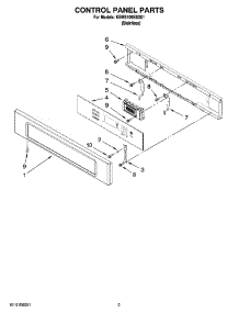 02 - Control Panel Parts parts for Kitchenaid Microwave KBHS109SSS01 from AppliancePartsPros.com