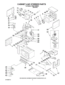 04 - Cabinet And Stirrer Parts parts for Kitchenaid Microwave KBHS179SSS03 from AppliancePartsPros.com