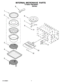 05 - Internal Microwave Parts, Optional Parts parts for Kitchenaid Microwave KBHS109SSS01 from AppliancePartsPros.com