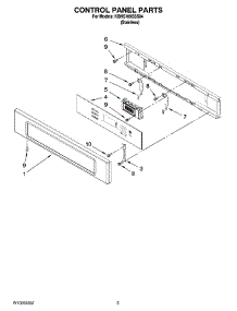 02 - Control Panel Parts parts for Kitchenaid Microwave KBHS109SSS04 from AppliancePartsPros.com