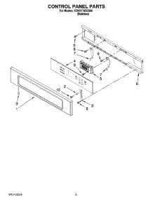 02 - Control Panel Parts parts for Kitchenaid Microwave KBHS179SSS00 from AppliancePartsPros.com