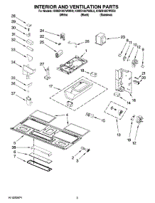 03 - Interior And Ventilation Parts parts for Kitchenaid Microwave KHMS1857WSS0 from AppliancePartsPros.com