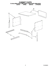 02 - Cabinet Parts parts for Kitchenaid Microwave KBMS1454SWH1 from AppliancePartsPros.com