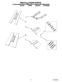 06 - Installation Parts parts for Kitchenaid Microwave KBMS1454SBT1 from AppliancePartsPros.com