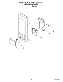 02 - Control Panel Parts parts for Kitchenaid Microwave KCMS2055SSS0 from AppliancePartsPros.com