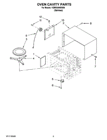 03 - Oven Cavity Parts parts for Kitchenaid Microwave KCMS2055SSS0 from AppliancePartsPros.com