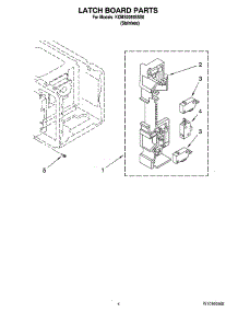 04 - Latch Board Parts parts for Kitchenaid Microwave KCMS2055SSS0 from AppliancePartsPros.com