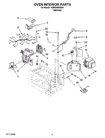 05 - Oven Interior Parts parts for Kitchenaid Microwave KCMS2055SSS0 from AppliancePartsPros.com