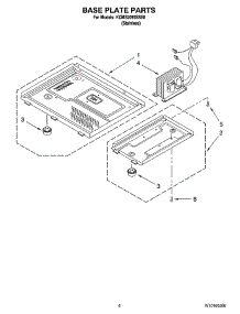 06 - Base Plate Parts parts for Kitchenaid Microwave KCMS2055SSS0 from AppliancePartsPros.com