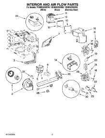 04 - Interior And Air Flow Parts parts for Whirlpool Microwave YKHMS2050SS0 from AppliancePartsPros.com