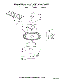 05 - Magnetron And Turntable Parts parts for Whirlpool Microwave YKHMS1850SW0 from AppliancePartsPros.com