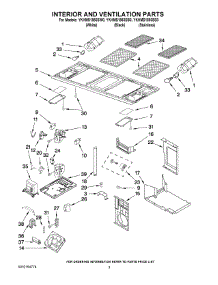 03 - Interior And Ventilation Parts parts for Whirlpool Microwave YKHMS1850SS0 from AppliancePartsPros.com