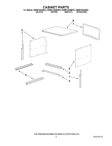 02 - Cabinet Parts parts for Kitchenaid Microwave KBMS1454SWH0 from AppliancePartsPros.com