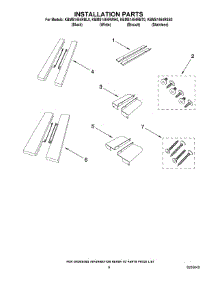 06 - Installation Parts parts for Kitchenaid Microwave KBMS1454RWH0 from AppliancePartsPros.com